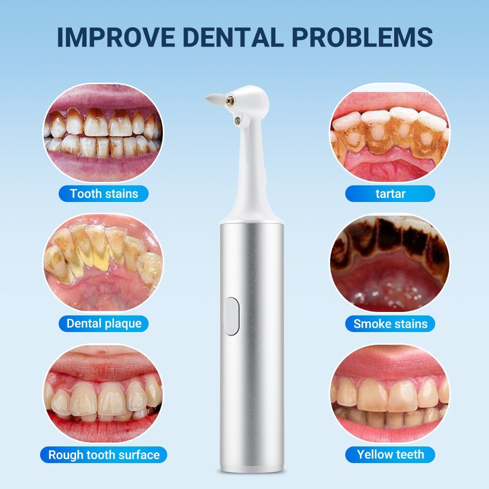 0479★歯のホワイトニング用電動歯ブラシ,汚れ,歯のホワイトニング用の口腔洗浄ツール,_画像4