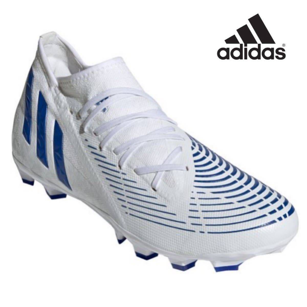 新品 adidas プレデター EDGE 3 HG AG【24.5cm】定価9990円 サッカー スパイク adidas サッカーシューズ PREDATOR 靴 白 芝 土 8057_画像1