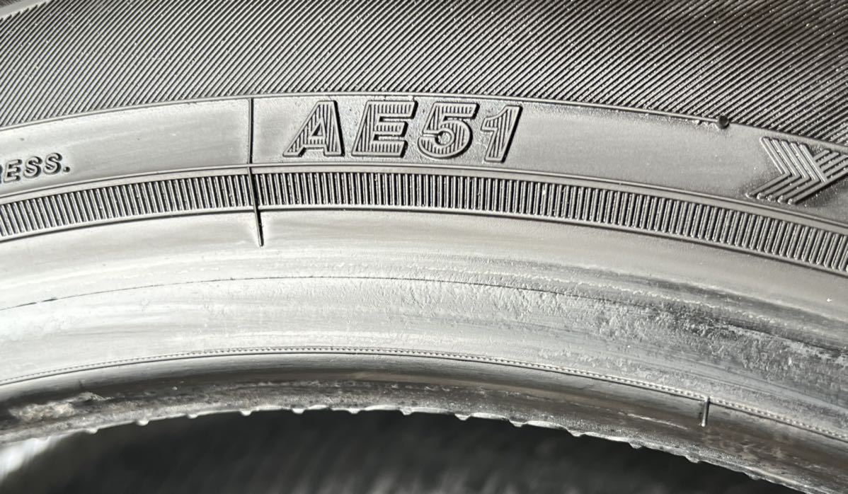 ヨコハマ　　AE51 2022年製　日本製　225/45R18 95W 225/45/18 2022年製　クラウン マークX オデッセイ　 アテンザ 4本セット_画像7