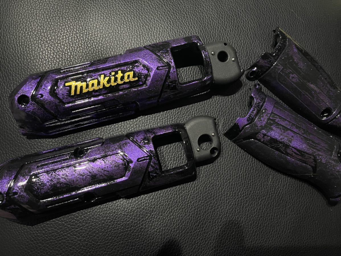 紫 マキタ ペンインパクト TD022 ハウジング カスタム 改造 鳶 現場