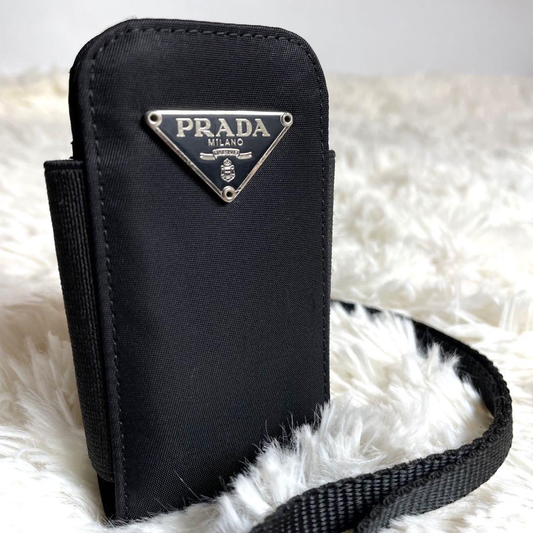 美品】PRADA プラダ テスートナイロン ショルダー アイコス 電子タバコ-