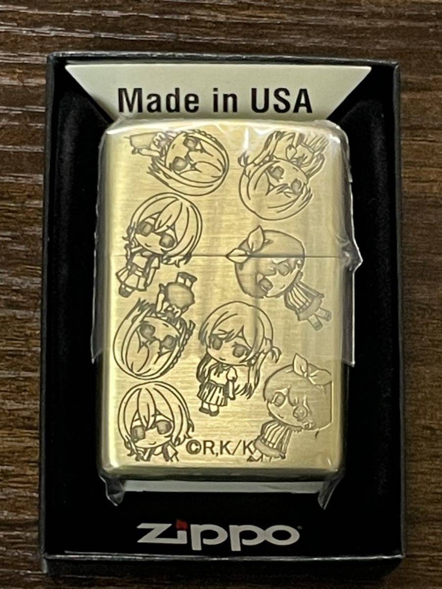 zippo 彼女お借りします ゴールド 両面刻印 R.K/K かのかり2020年製 七海 麻美 更科 るか 桜沢 墨 水原 千鶴 ケース 保証書