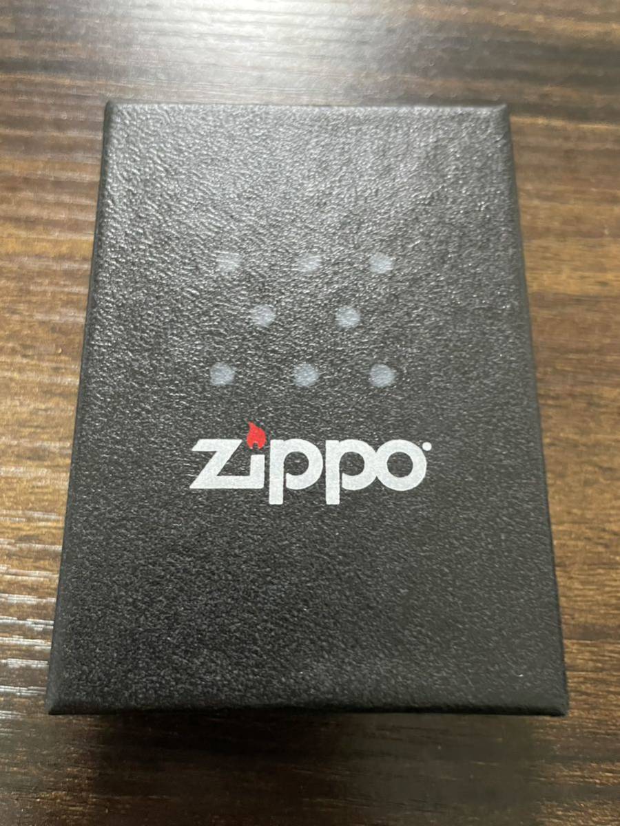 zippo Peace ブルーチタン シルバー 刻印 限定品 たばこメーカー 2007年製 ピース 懸賞品 PEACE デットストック ケース 保証書_画像7