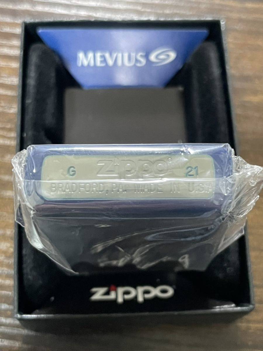 zippo メビウス 越前 漆加工 限定品 MEVIUS BLUE 2021年製 限定数 500個 特殊加工品 デットストック ケース 保証書 当選通知書_画像2