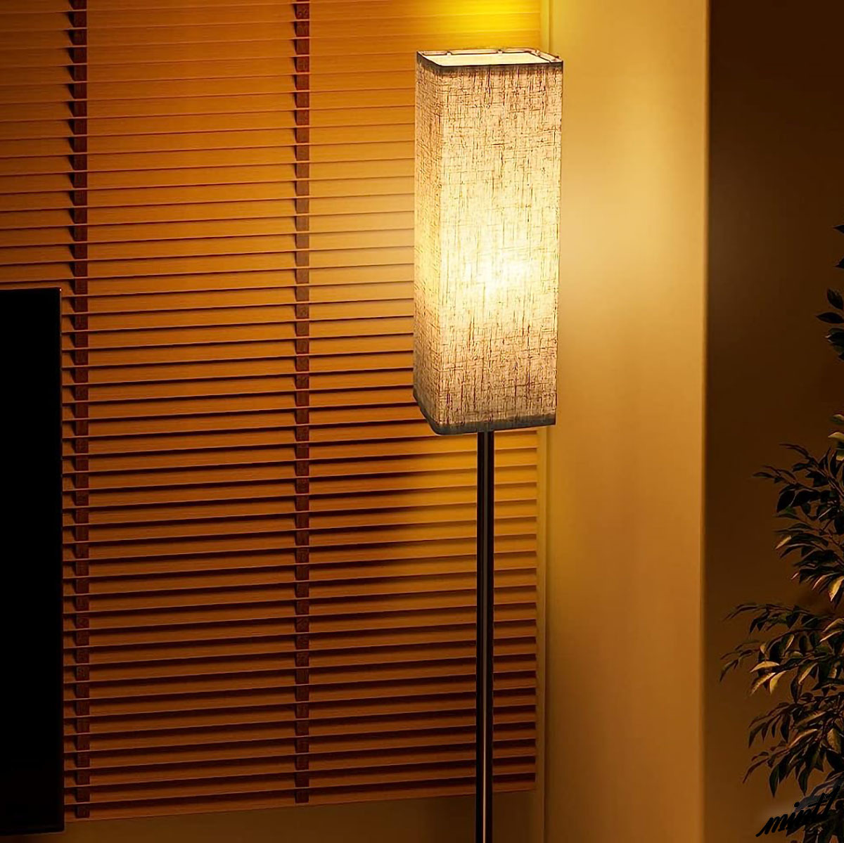 【雰囲気のあるお部屋作りに】 フロアスタンド LED電球付き メモリー機能 自動消灯 3段階調光 フットスイッチ インテリア 間接照明