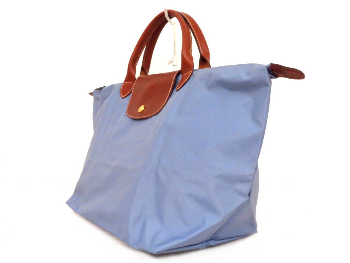 apf221☆【LONGCHAMP/ロンシャン】ル・プリアール 折り畳み トートバッグ 約26×46/29×20cm ■NJ533_画像2