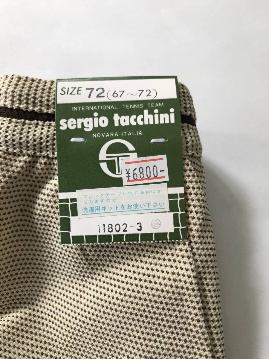当時物　未使用　デッドストック　セルジオ・タッキーニ　SERGIO TACCHINI　ショートパンツ　テニス　品番：11802-3　サイズ：72　　TM9062_画像2