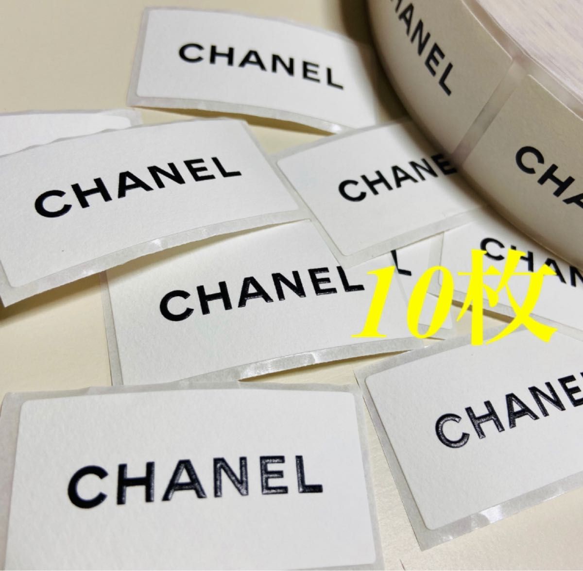 【CHANEL】10枚/シャネルブティック白色シール
