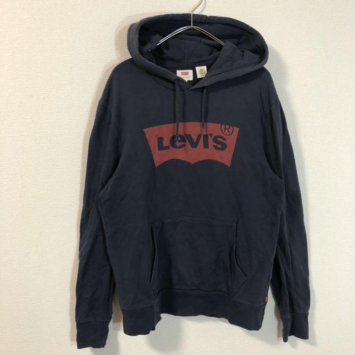 Levi's リーバイスパーカーメンズS紺　カバーオールでかろご