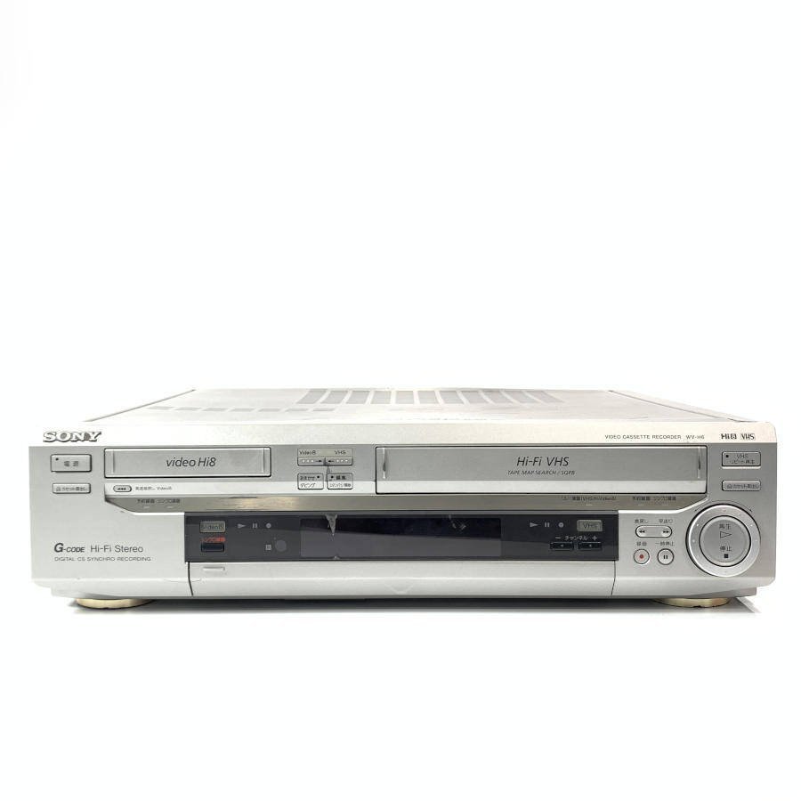 SONY ソニー WV-H6 Hi8/VHS ビデオデッキ○現状品(8ミリビデオデッキ