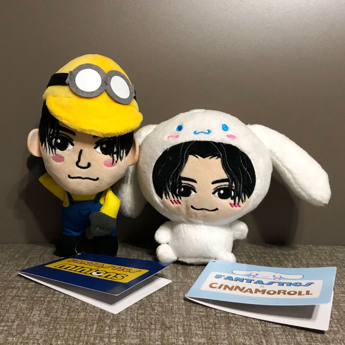 FANTASTICS 八木勇征 ぬいぐるみ2種セット シナモンロール ミニオン