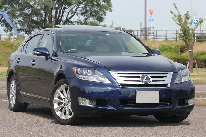  there is no final result / selling out / vehicle inspection "shaken" attaching H22 Lexus LS600h ver-U I-pkg rear entame/ MAKREBI / original leather instrument panel / ash crowbar silver wood /P trunk 