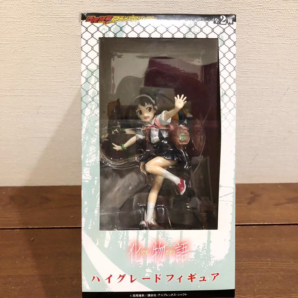  unopened goods Bakemonogatari high grade figure . 9 temple genuine .bake mono rattling li west tail . new anime Project SEGA prize item 