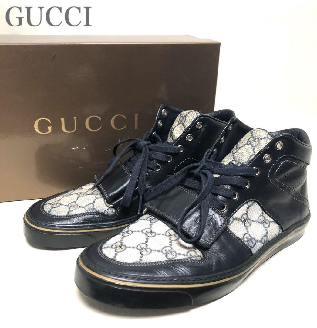 Yahoo!オークション - GUCCI グッチ 箱 保存袋付 GGスプリーム PVC