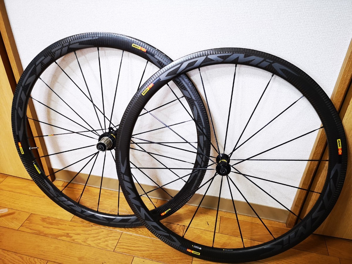 愛用 mavic cosmic carbon pro sl フロントクリンチャー リアust 700ｃ