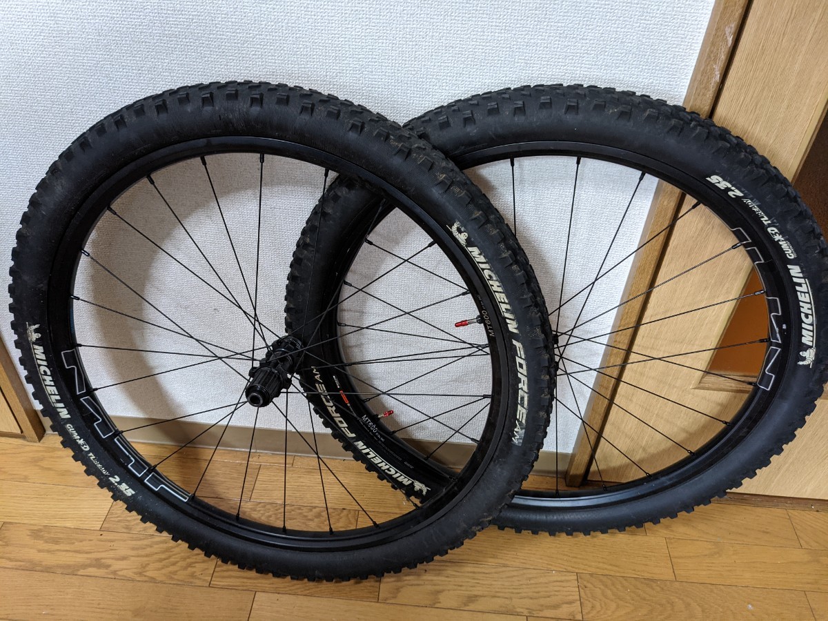 日本産】 24c mt600 27.5inch Shimano MTB ホイール シマノフリー 2.35