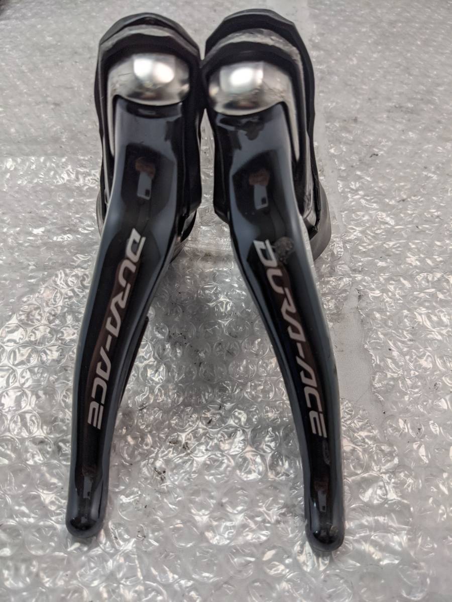 最旬ダウン ST 9000 Shimano シマノ デュラエース STIレバー 左右