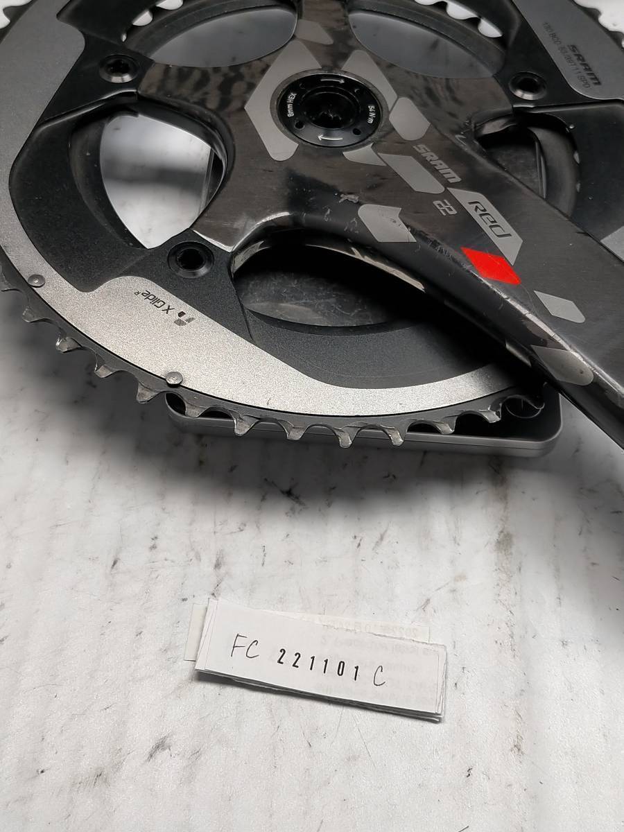 激安の sram 39t 53 172.5mm red FC221101C bb30 スラム レッド