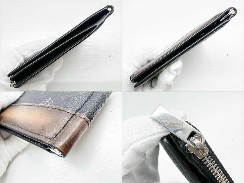 良好品 Berluti ベルルッティ シグネチャーキャンバス ロゴ 良好品 Berluti ベルルッティ シグネチャーキャンバス ロゴ