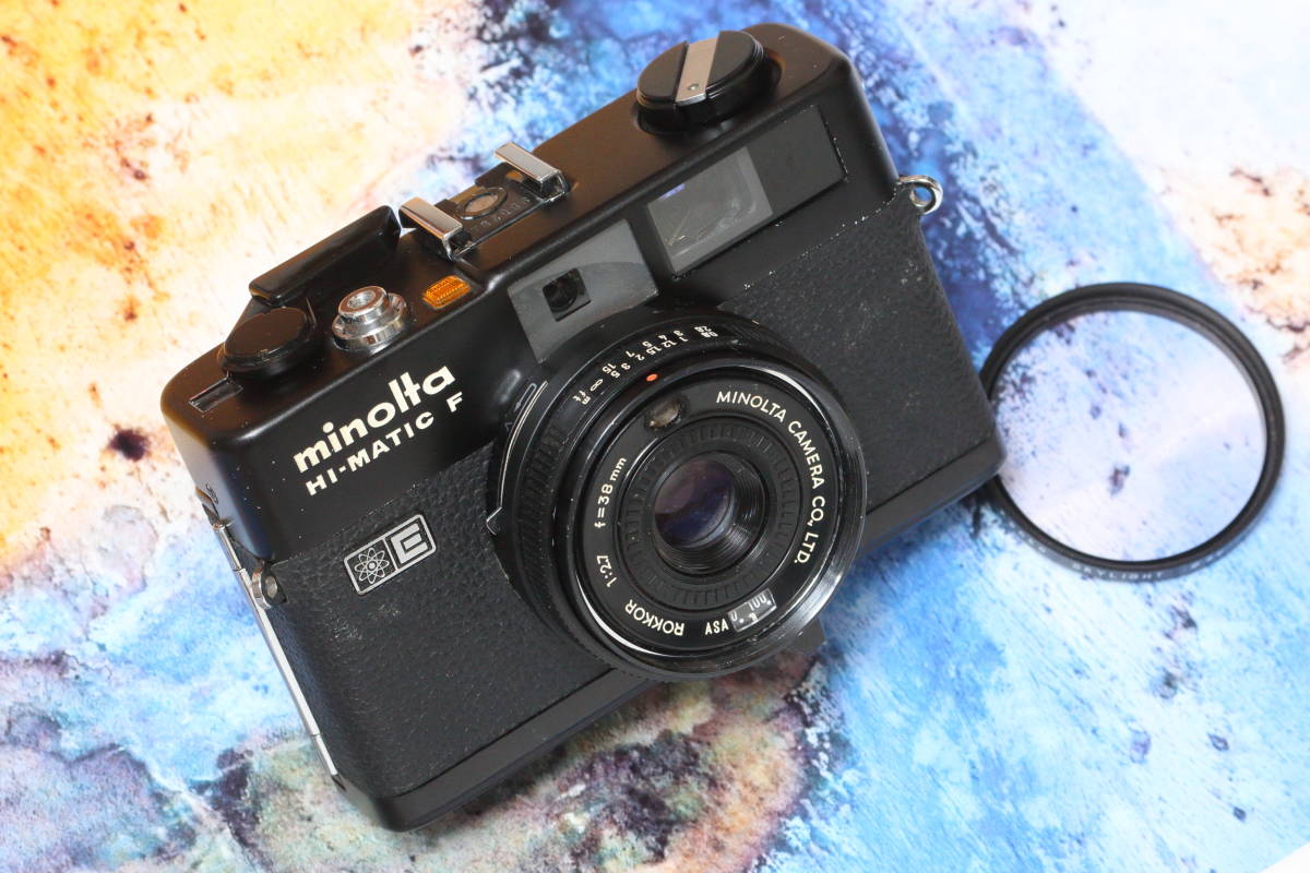 ミノルタminolta Hi-MATIC F ブラック完動美品－日本代購代Bid第一推介