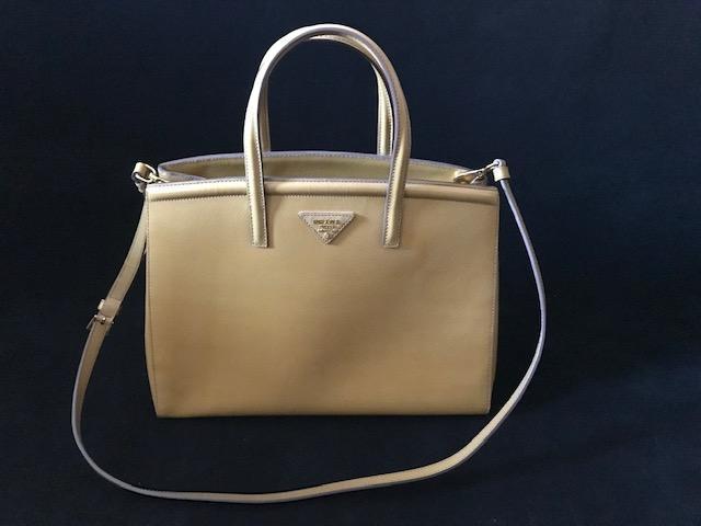 PRADA プラダ BN2535 ショルダー ハンドバッグ エナメルレザー 美品