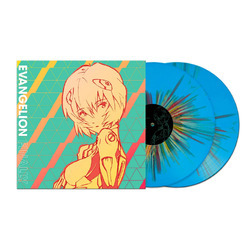 【未開封】エヴァンゲリオン ファイナリー 2枚組LP Evangelion Finally Blue Rei-nbow Splattered Vinyl