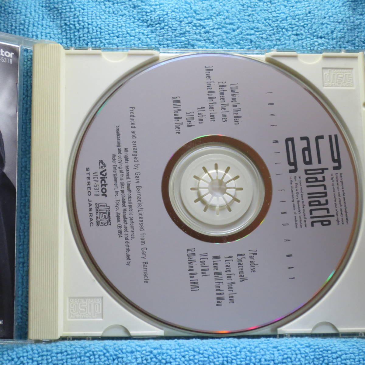 [CD]ゲイリー・バーナクルGARY BARNACLE/ラヴ・ウィル・ファインド・ア・ウェイ_画像3