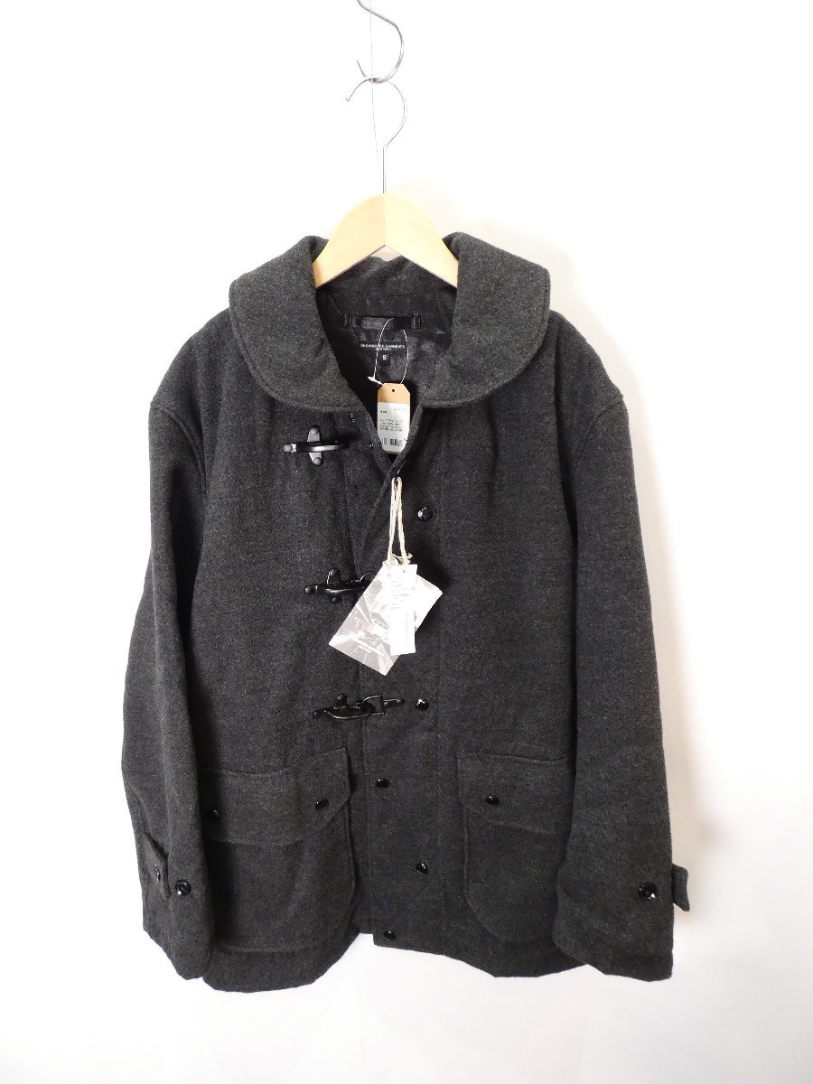 エンジニアドガーメンツ　Short Duffle Jacket - Polyester Fake Melton　コート【M's(S)/7.59万円/チャコール/新品タグ】e3AA0_画像2