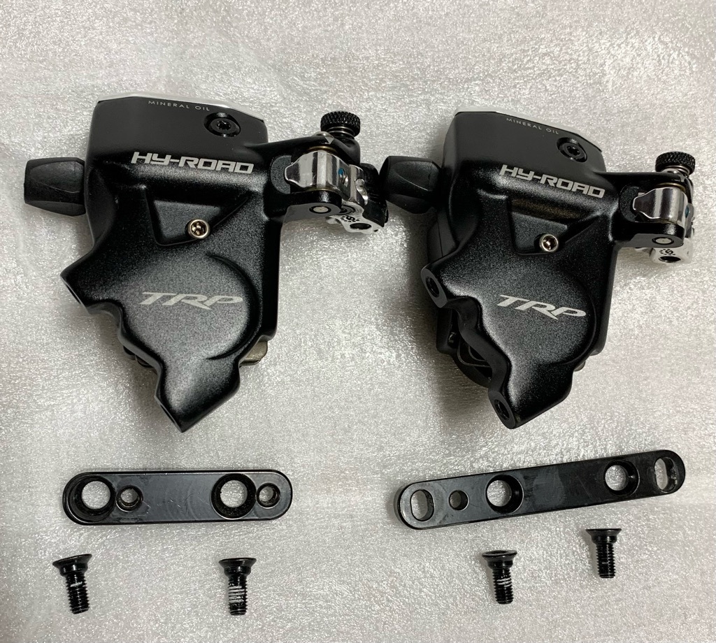 新品即決 TRP 前後セットフラットマウント HD-C710 ROAD HY HY/RD パーツ