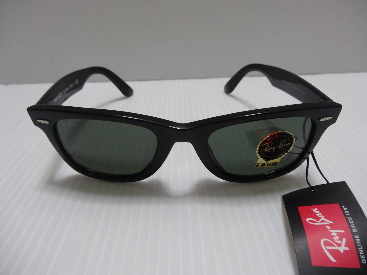 新品★レイバン【Ray-Ban】男女兼用★サングラス★WAYFARER★RB2140-F★ブラック★特価品★送料込★R-31