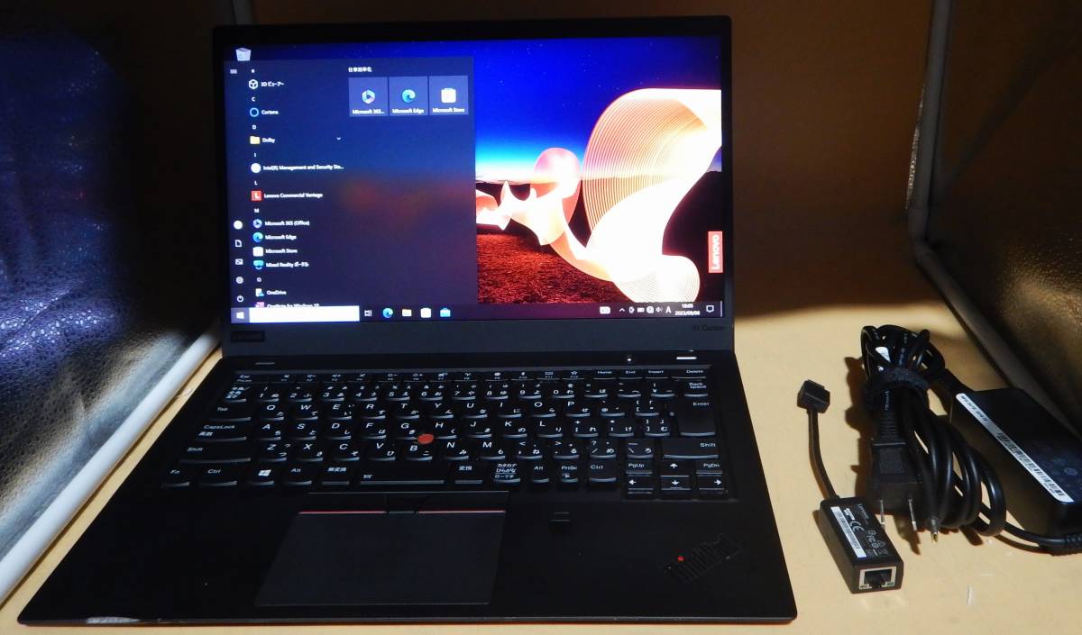 日本製】 Carbon X1 ThinkPad 塗装がれ有 2018 管363-07 win10Pro LTE