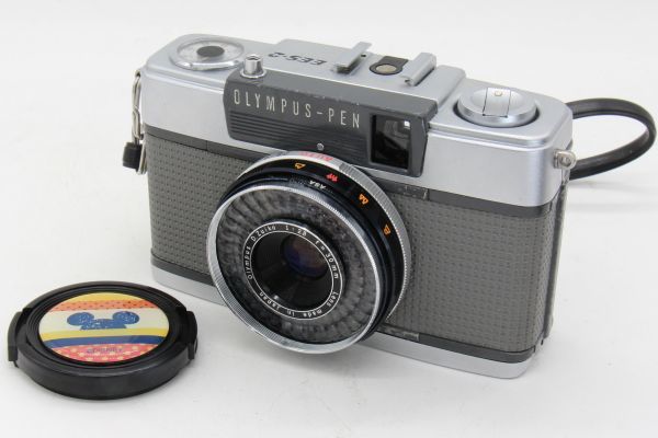 500円引きクーポン】 Olympus PEN ハーフサイズカメラ ミッキーレンズ