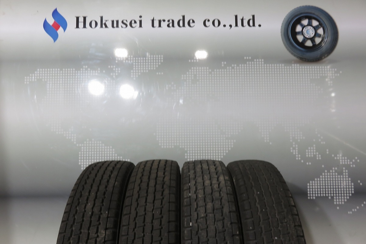 BRIDGESTONE/ブリジストン W300 145R12 LT 6PR 4本SET/2021年製 8分