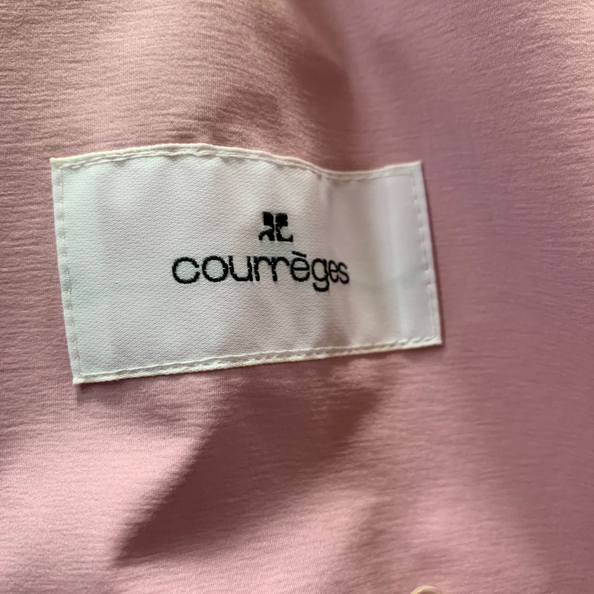 courreges ピンク系コート