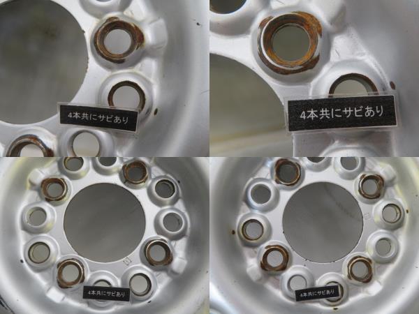 新品タイヤ 中古鉄ホイールセット 145R12 6PR LT 12インチ 12x4.0B 12HM 100/110/114.3 145/80R12 80/78N LT 相当 冬 a18622_画像9