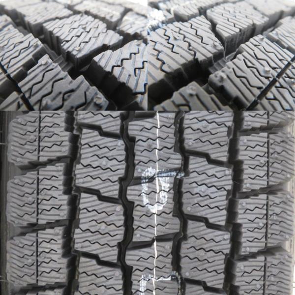 新品タイヤ 中古鉄ホイールセット 145R12 6PR LT 12インチ 12x4.0B 4穴 PCD100 145/80R12 80/78N LT 相当 冬 ダイハツ a18619_画像5