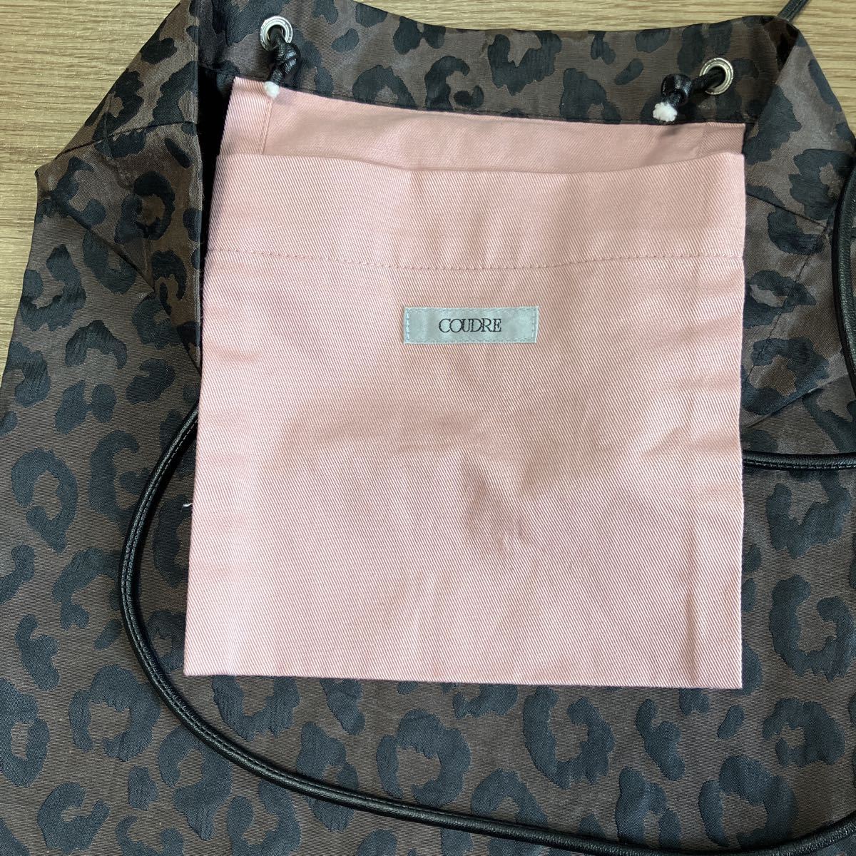 COUDRE クードル ロングショルダーバッグ トートバッグ 豹柄 ヒョウ柄