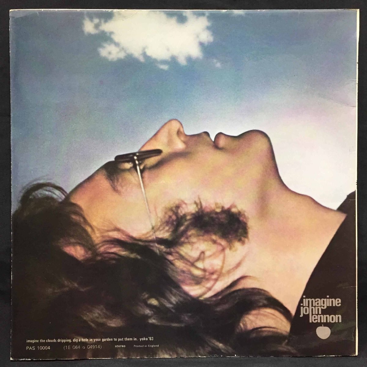 JOHN LENNON / IMAGINE (背絞りJKT MAT1U/1U) (UK-ORIGINAL)_画像2