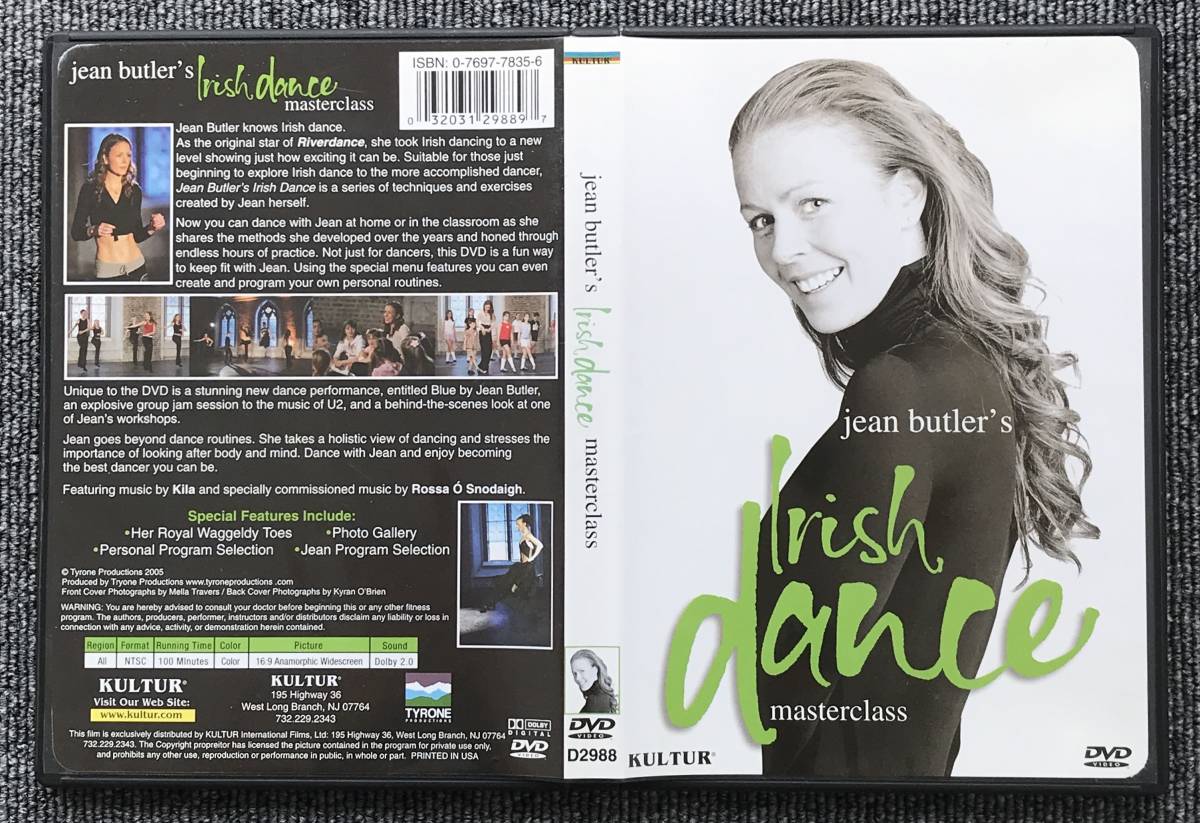 ◆293　DVDジーン・バトラーのアイリッシュ・ダンス・エクササイズ　Jean Butler's Irish Dance Masterclass_画像2