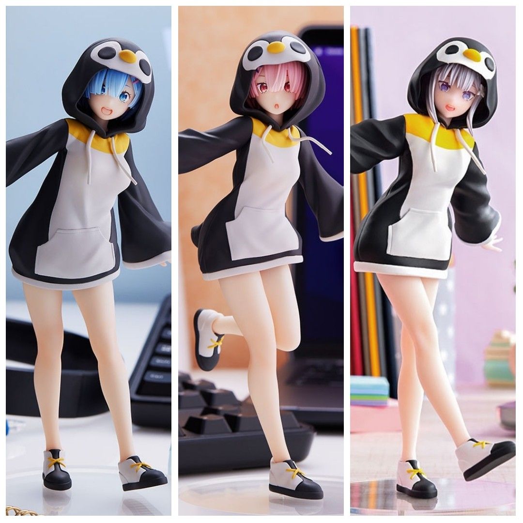 リゼロ 【レム】 【ラム】 【エミリア】 ことりあそび フィギュア 3体