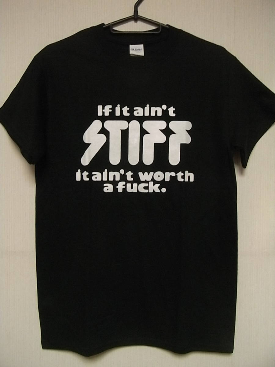 即決★新品ロックＴシャツ★STIFF#3★ブラックボディ×ホワイトプリント★S/M/L/XLサイズ対応可能の画像1