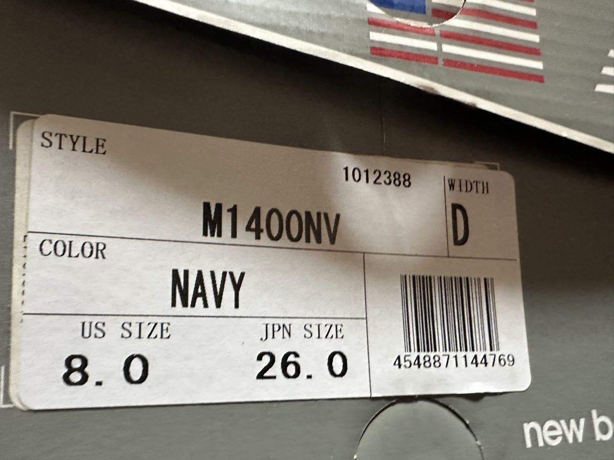 USA製 ニューバランス M1400NV US8 新品_画像7