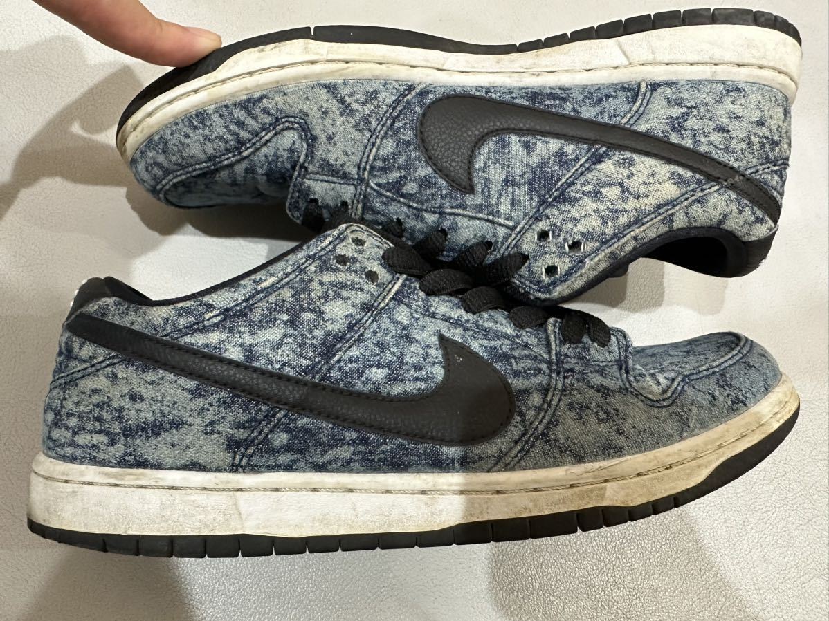 26.5cm 2015 NIKE DUNK LOW PREMIUM SB BLEACHED DENIM US8.5 313170-402