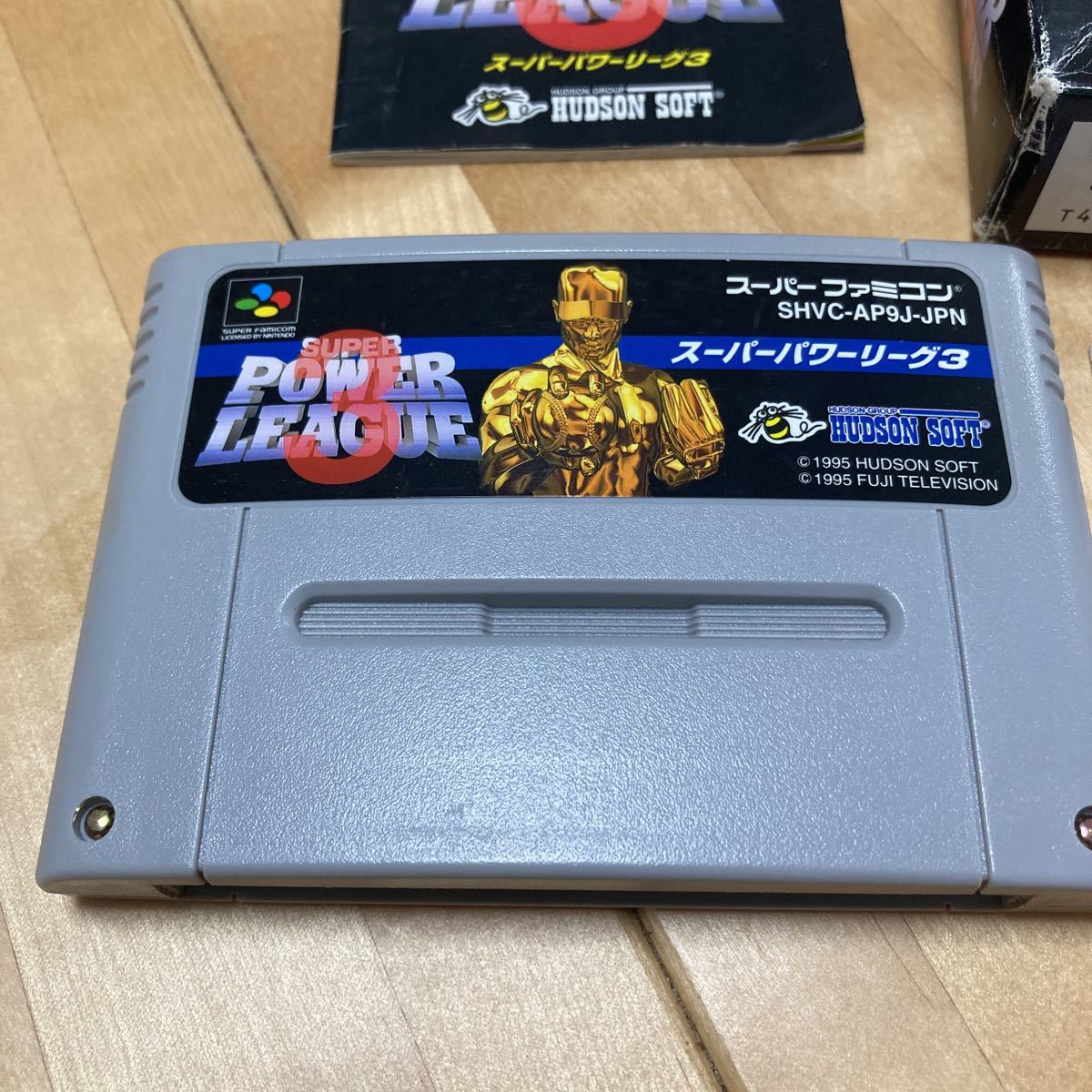 23-0188C ジャンク スーパーファミコン スーパーパワーリーグ3_画像2