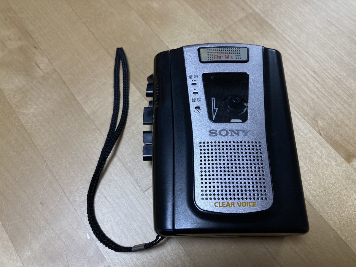 23-0026B ジャンク ソニー TCM-36 カセットテープレコーダー SONY CASSETTE CORDER 録音再生_画像1