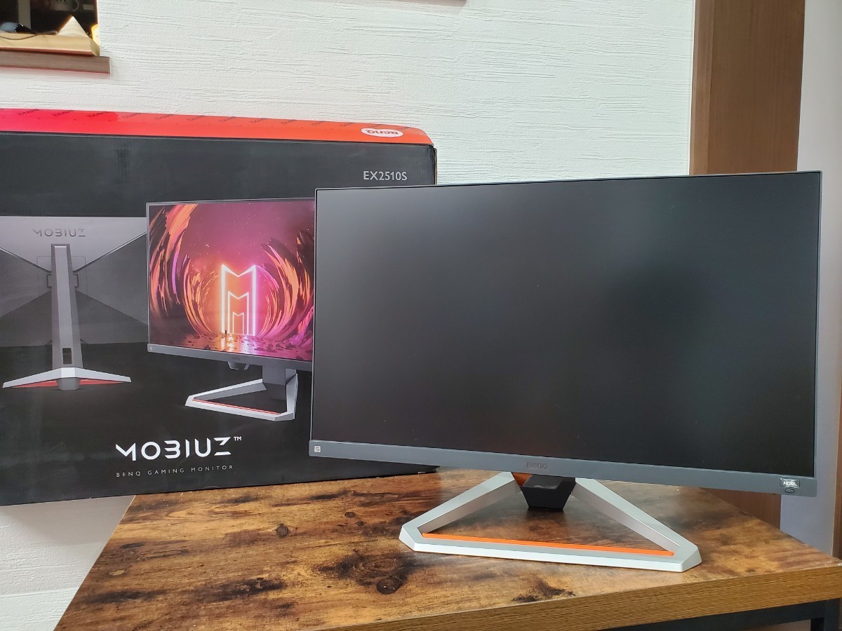 美品)BenQ MOBIUZ EX2510S ゲーミングモニター 24.5インチ 165hz