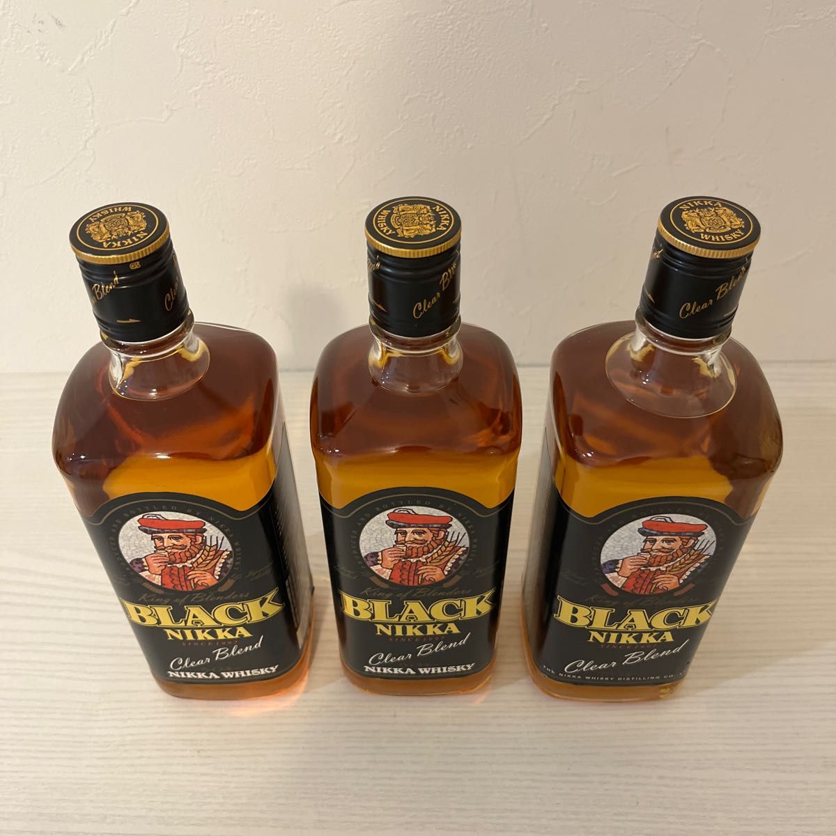 ブラックニッカ旧ラベル 3本セット 新品未開封(古酒、山崎、響、白州、竹鶴、余市、サントリー、駒ヶ岳、ローヤル、津貫、スコッチ)