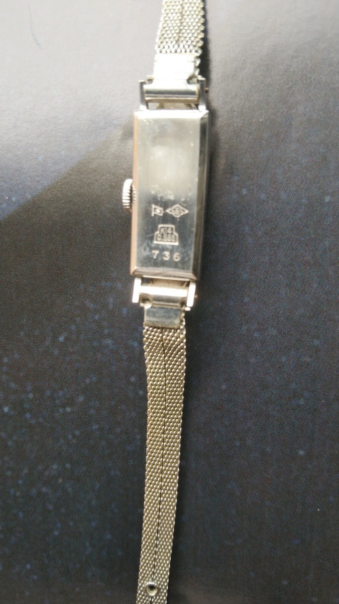 NASTRIX K14 печать 0.585 камень имеется механический завод женские наручные часы Vintage 