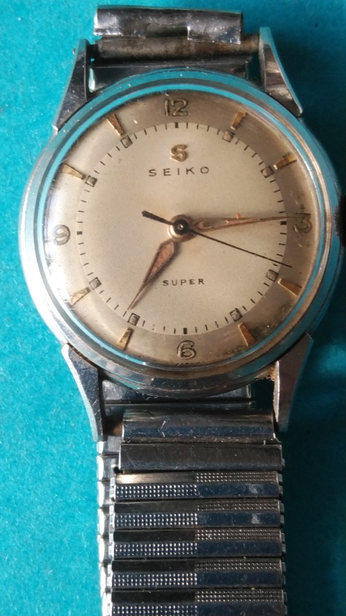 SEIKO　Sマーク　セイコースーパー　15石　手巻き腕時計　　1950年代