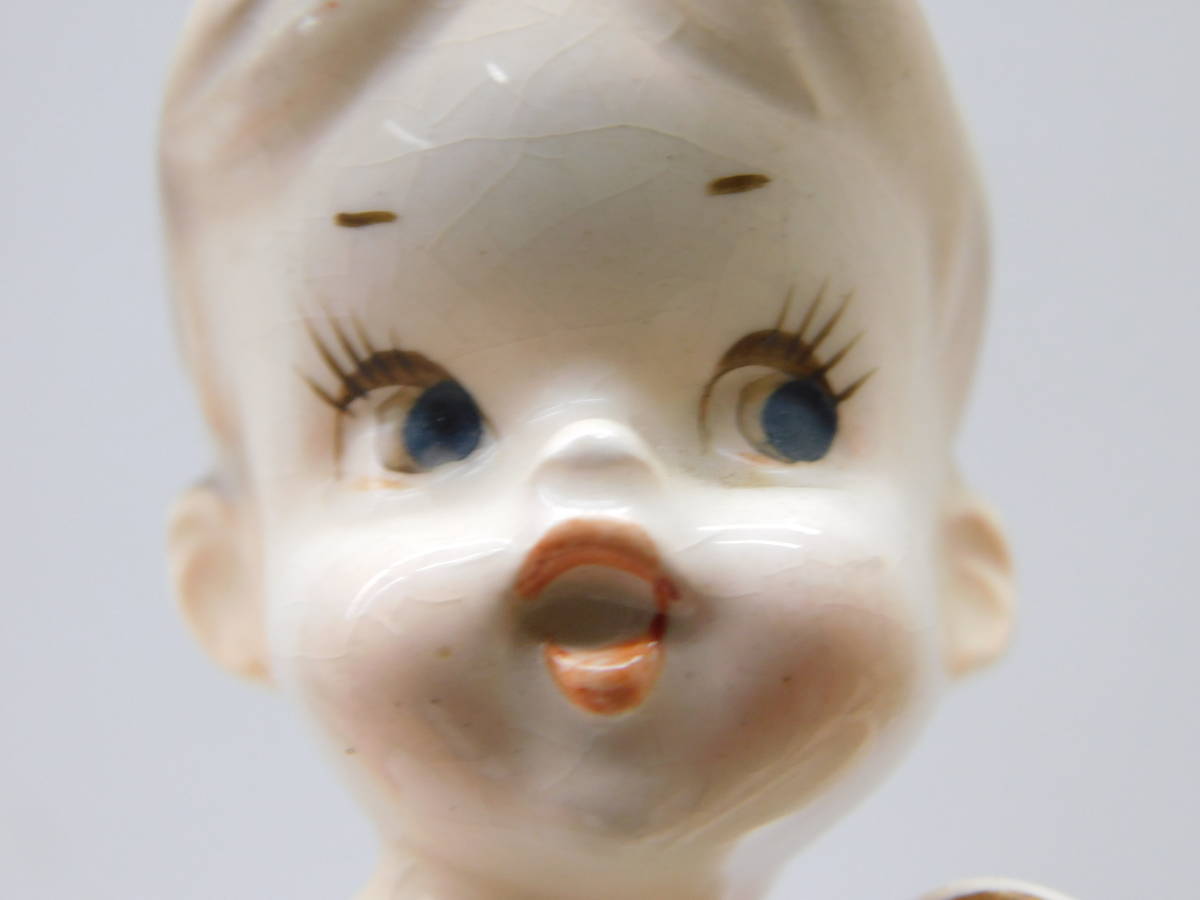 ★上1278 SEIKO METORONOME セイコー メトロノーム 陶器製 ディスプレイ 人形 企業物 非売品 昭和レトロ 赤ちゃん オブジェ 置き物 置物_画像2